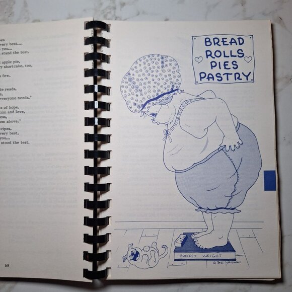 Bay Settlement Wisconsin Parish Cook Book Recipes Scratch Holy Cross Vintage 80s - Picture 8 of 12